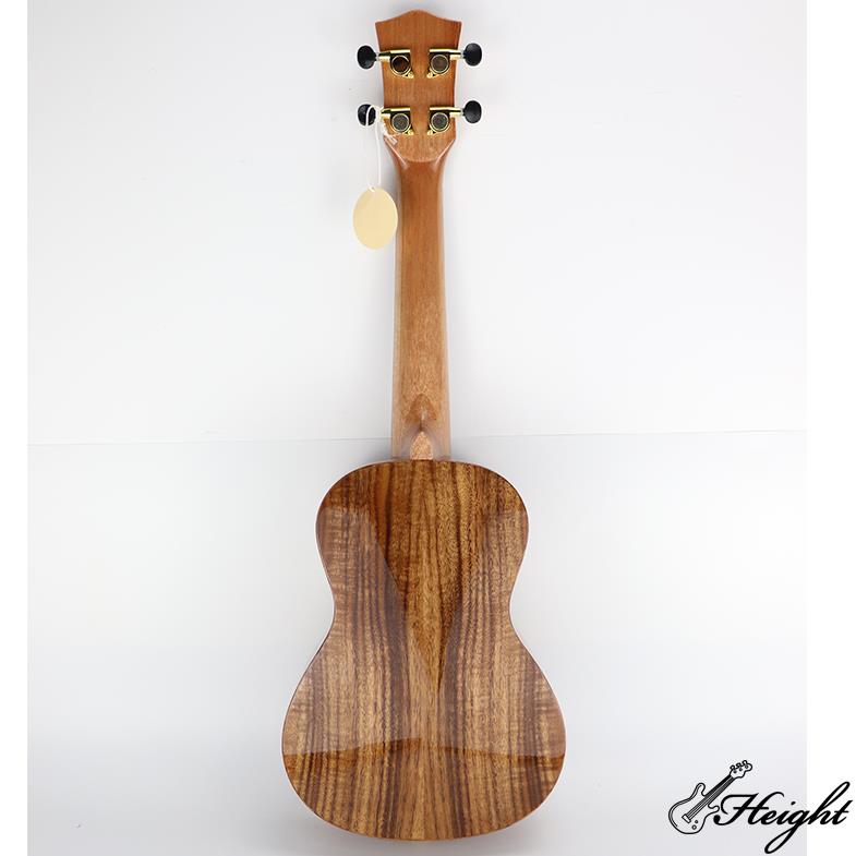 custom high gloss koa wood ukulele 1