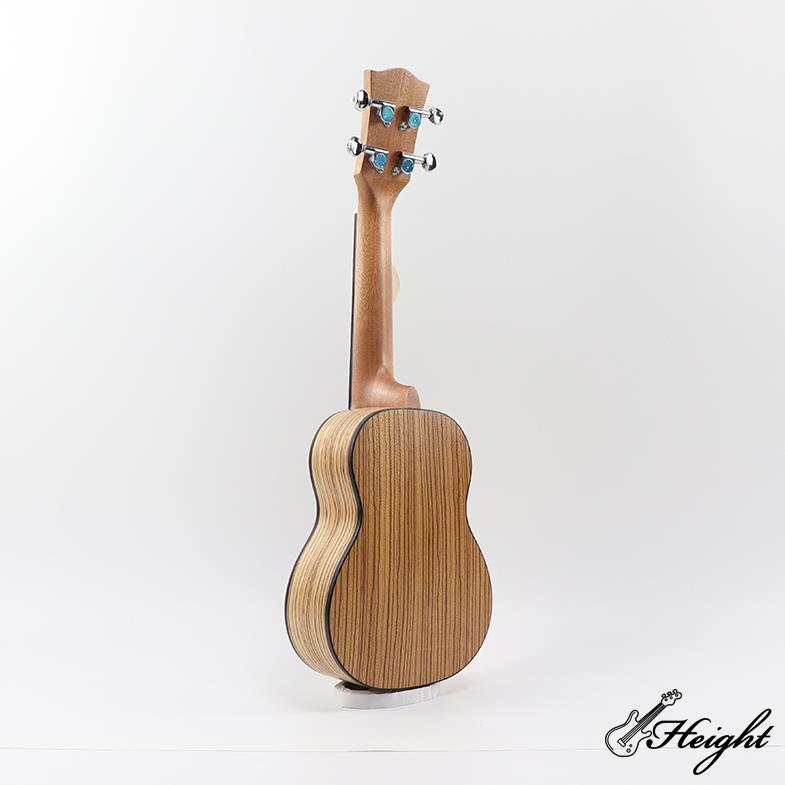 High Quality Top Zebrawood Concert Ukulele HS-06