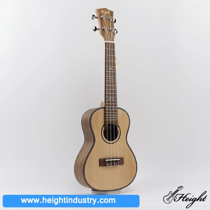 4 স্ট্রিং স্প্রুস কাঠ Ukulele