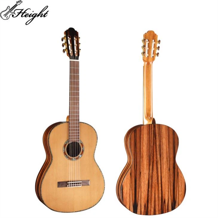Acoustic Guitar,AA Grade Spruce Solid Top, Grade Ebony Side And Back