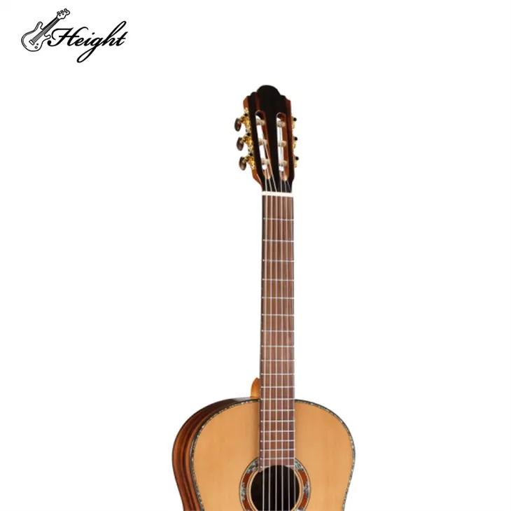 Acoustic Guitar,AA Grade Spruce Solid Top, Grade Ebony Side And Back