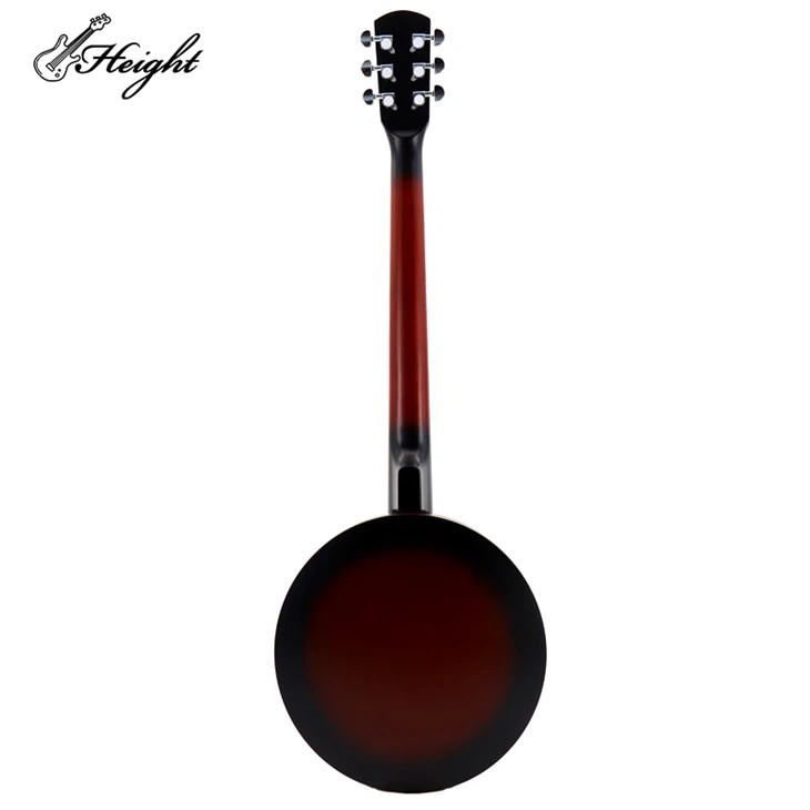 HTBJ6-16 6 String Drum Skin Sapele Banjo