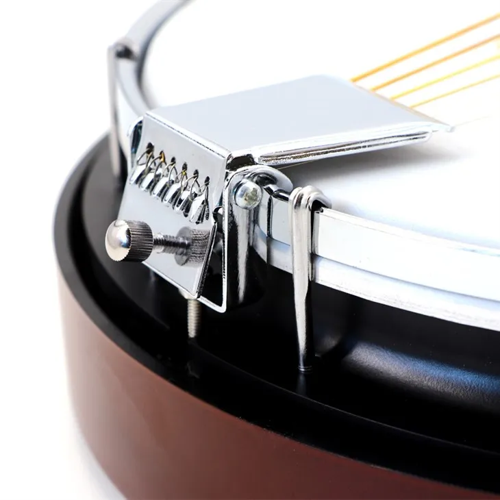 HTBJ6-16 6 String Drum Skin Sapele Banjo