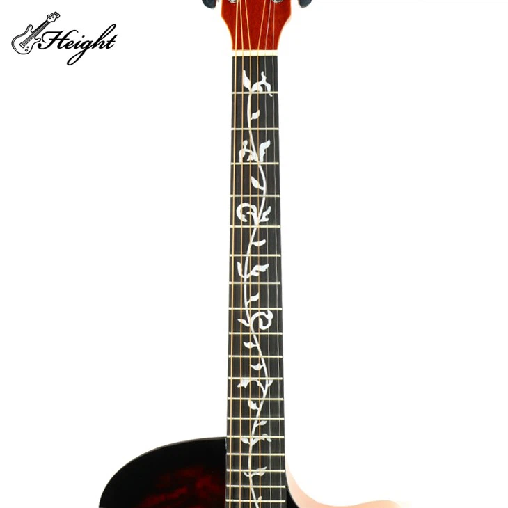 Waven Pattern Spruce Guitar For Beginning